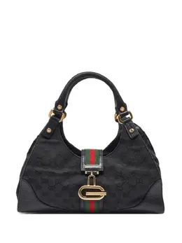 Gucci Pre-Owned: Чёрная сумка-шоппер 