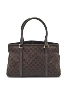 Gucci Pre-Owned: Коричневая сумка-шоппер 