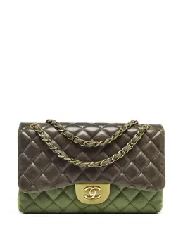 CHANEL Pre-Owned: Зелёная сумка 