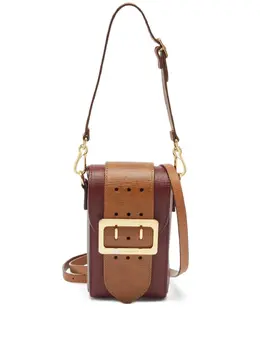 Burberry Pre-Owned: Бордовая сумка 