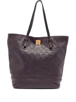 Louis Vuitton Pre-Owned: Фиолетовая сумка-шоппер 