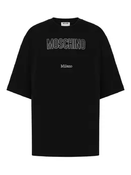 Moschino: Футболка с принтом 