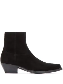 Saint Laurent: Чёрные ботинки  Lukas