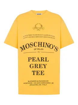 Moschino: Яркая футболка 