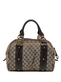Gucci Pre-Owned: Коричневая сумка-шоппер 