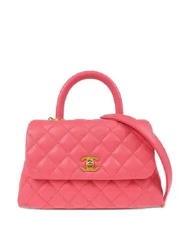 CHANEL Pre-Owned: Розовая сумка-шоппер 