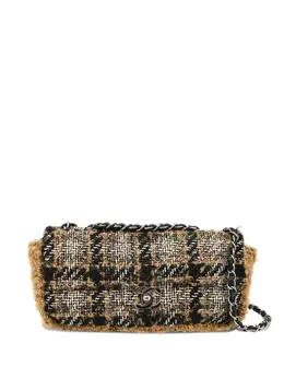 CHANEL Pre-Owned: Коричневая сумка через плечо 