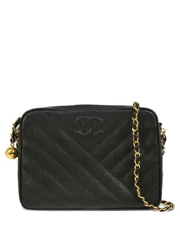 CHANEL Pre-Owned: Чёрная сумка 