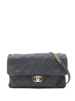 CHANEL Pre-Owned: Синяя сумка 