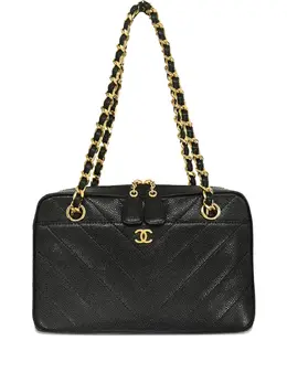 CHANEL Pre-Owned: Чёрная сумка 