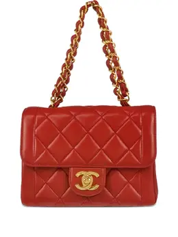 CHANEL Pre-Owned: Красная сумка через плечо 