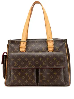 Louis Vuitton Pre-Owned: Коричневая сумка-шоппер 