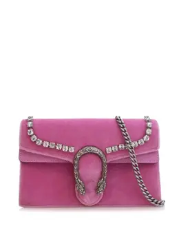 Gucci Pre-Owned: Розовая сумка через плечо 