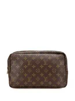 Louis Vuitton Pre-Owned: Коричневый клатч 