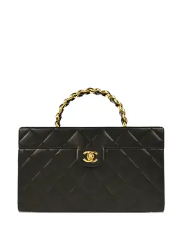 CHANEL Pre-Owned: Чёрная сумка 