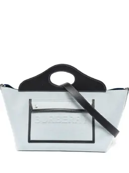 Burberry Pre-Owned: Светлая сумка-шоппер 