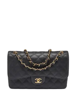 CHANEL Pre-Owned: Чёрная сумка 