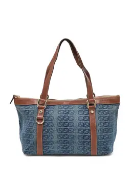 Gucci Pre-Owned: Синяя сумка-шоппер 