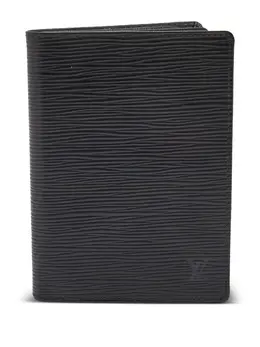 Louis Vuitton Pre-Owned: Чёрный картхолдер 