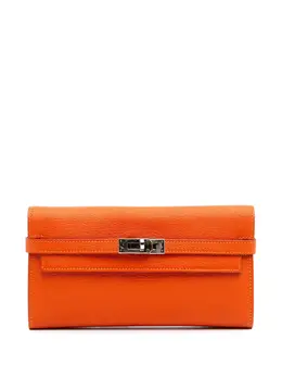 Hermès Pre-Owned: Оранжевый кошелёк 