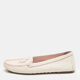 Tory Burch: Розовые лоферы 