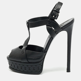 Casadei: Чёрные сандалии 