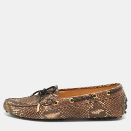 Tod's: Коричневые лоферы  Gommino