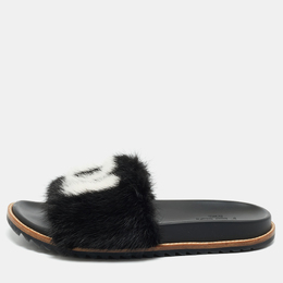Fendi: Чёрные сандалии  Mania