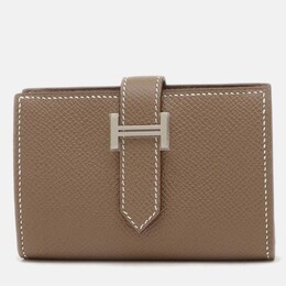 Hermes: Серебристый картхолдер 