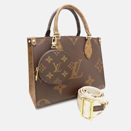 Louis Vuitton: Коричневая сумка-шоппер 