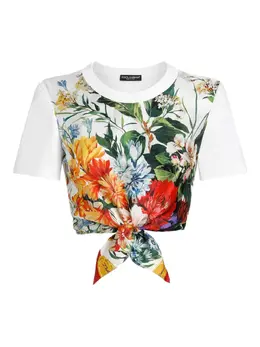 Dolce & Gabbana: Хлопковая футболка  T