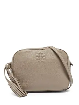 Tory Burch: Светлая сумка через плечо 
