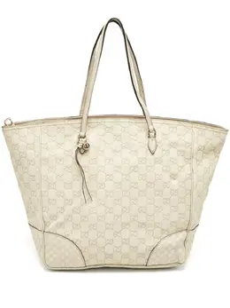 Gucci Pre-Owned: Светлая сумка-шоппер 