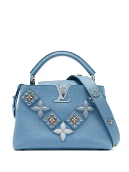 Louis Vuitton Pre-Owned: Голубая сумка 