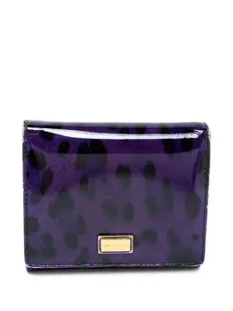 Dolce & Gabbana Pre-Owned: Кошелёк с леопардовым принтом 