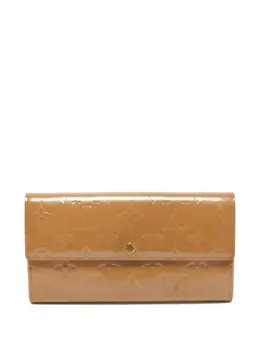 Louis Vuitton Pre-Owned: Бежевый кошелёк 