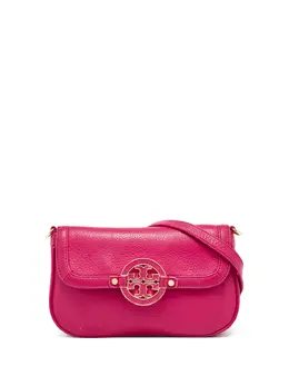 Tory Burch: Розовая сумка через плечо 
