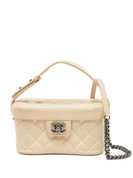 CHANEL Pre-Owned: Бежевая сумка 