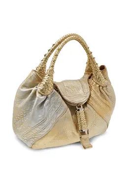 Fendi Pre-Owned: Серебристая сумка 