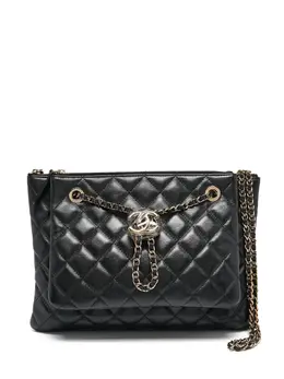 CHANEL Pre-Owned: Чёрная сумка 