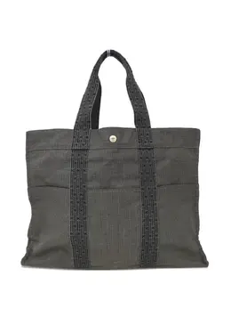 Hermès Pre-Owned: Сумка-шоппер в полоску 