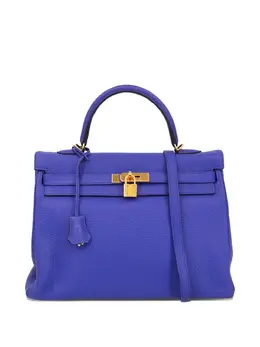 Hermès Pre-Owned: Голубая сумка-шоппер 