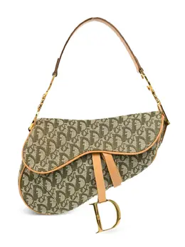 Christian Dior Pre-Owned: Зелёная сумка 