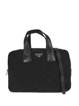 Prada Pre-Owned: Чёрная сумка-шоппер 