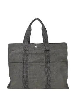 Hermès Pre-Owned: Сумка-шоппер в полоску 
