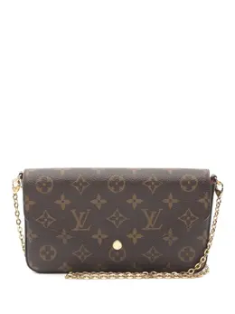 Louis Vuitton Pre-Owned: Коричневый клатч 