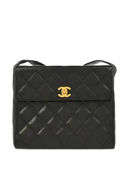 CHANEL Pre-Owned: Чёрная сумка 