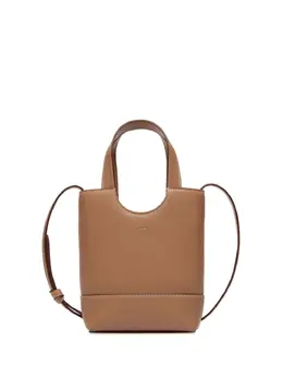 Bally: Бежевая сумка-шоппер 