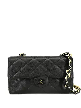 CHANEL Pre-Owned: Чёрная сумка 