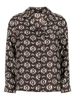 Weekend Max Mara: Рубашка с растительным принтом 